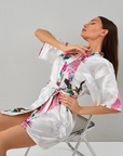 Robe Curto Oriental Peacock