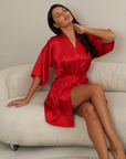 Robe Cetim Dreams Vermelho