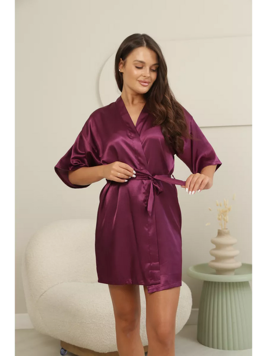 Robe Cetim Dreams Roxo