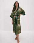 Kimono Verde Éden Japonês