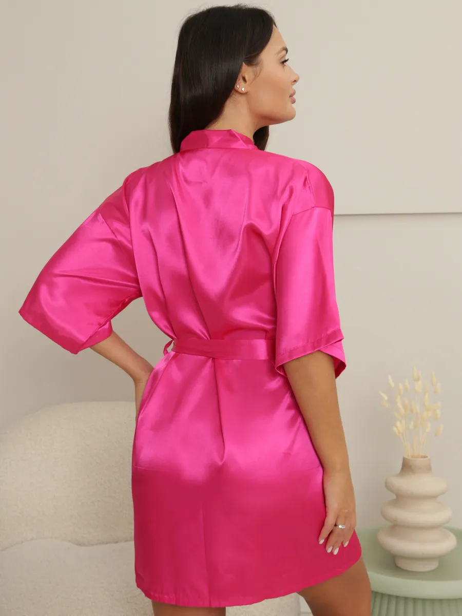 Robe Cetim Dreams Pink