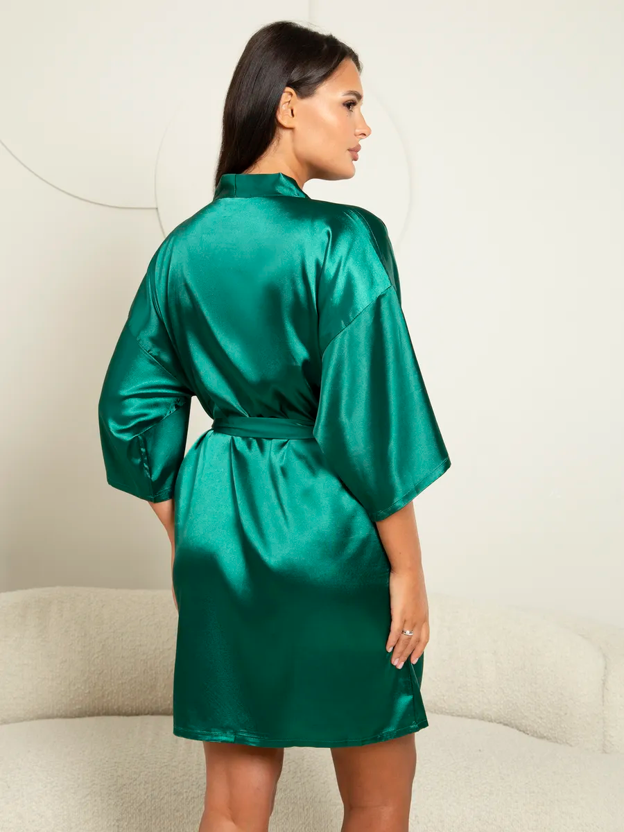 Robe Cetim Dreams Esmeralda