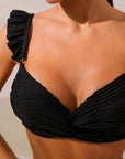 Biquíni Hot Pants Cintura Alta Luna Bella Preto
