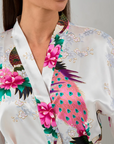 Robe Curto Oriental Peacock