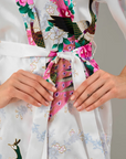 Robe Curto Oriental Peacock