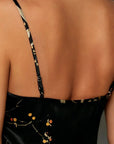 Pijama FlowerLux Preto