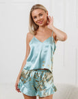 Pijama Real FlowerLux™ | Elegância e Conforto (Conjunto Completo) - savina