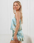 Pijama Real FlowerLux™ | Elegância e Conforto (Conjunto Completo) - savina