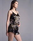 Pijama FlowerLux Preto