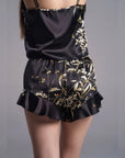 Pijama FlowerLux Preto
