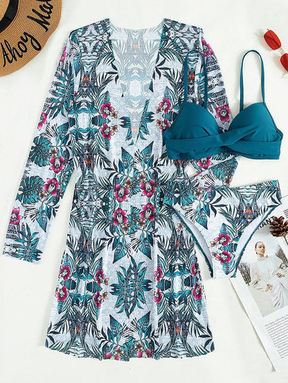 Conjunto Cikini Night™ | Biquíni + Saída de Praia