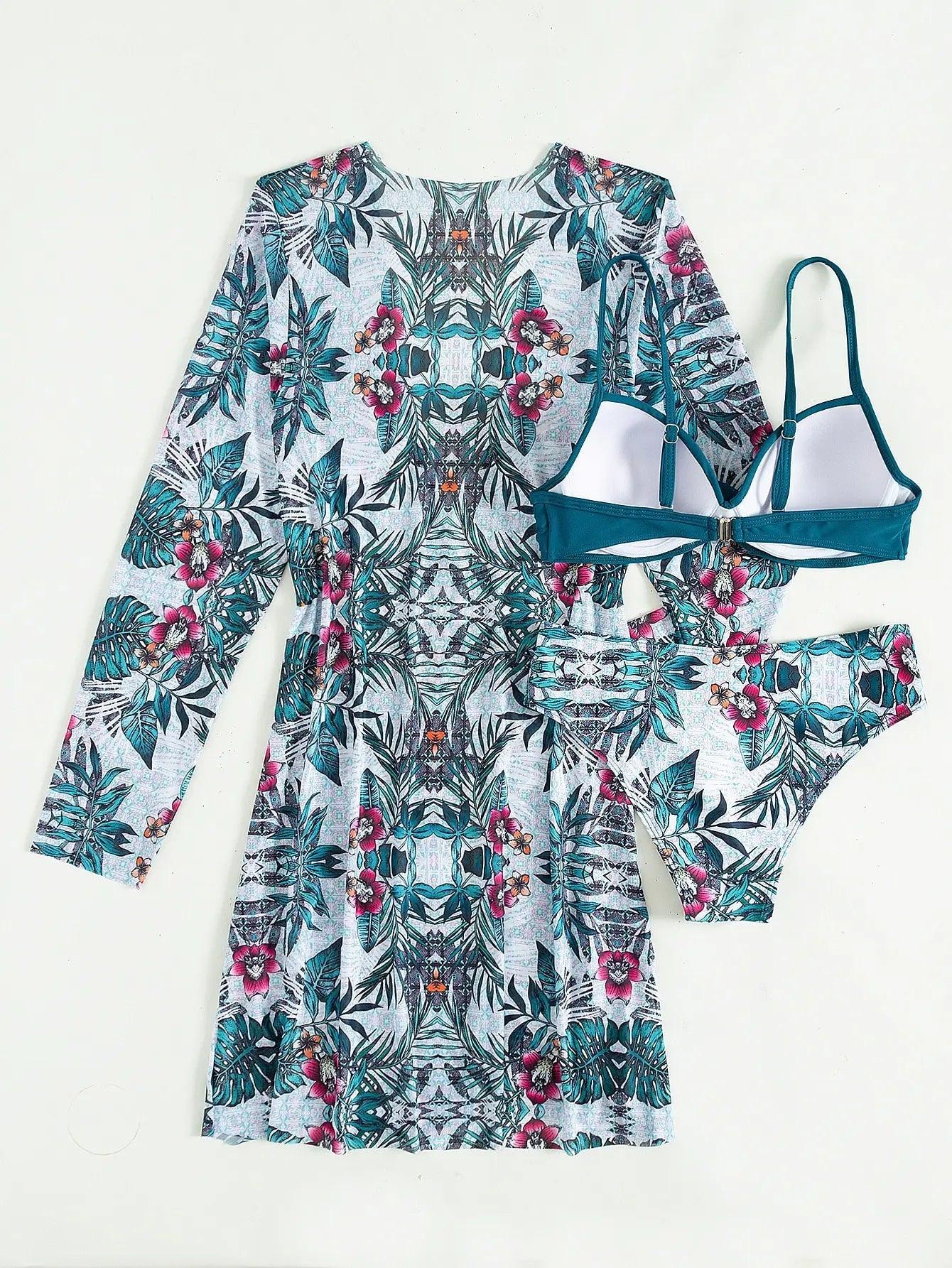 Conjunto Cikini Night™ | Biquíni + Saída de Praia