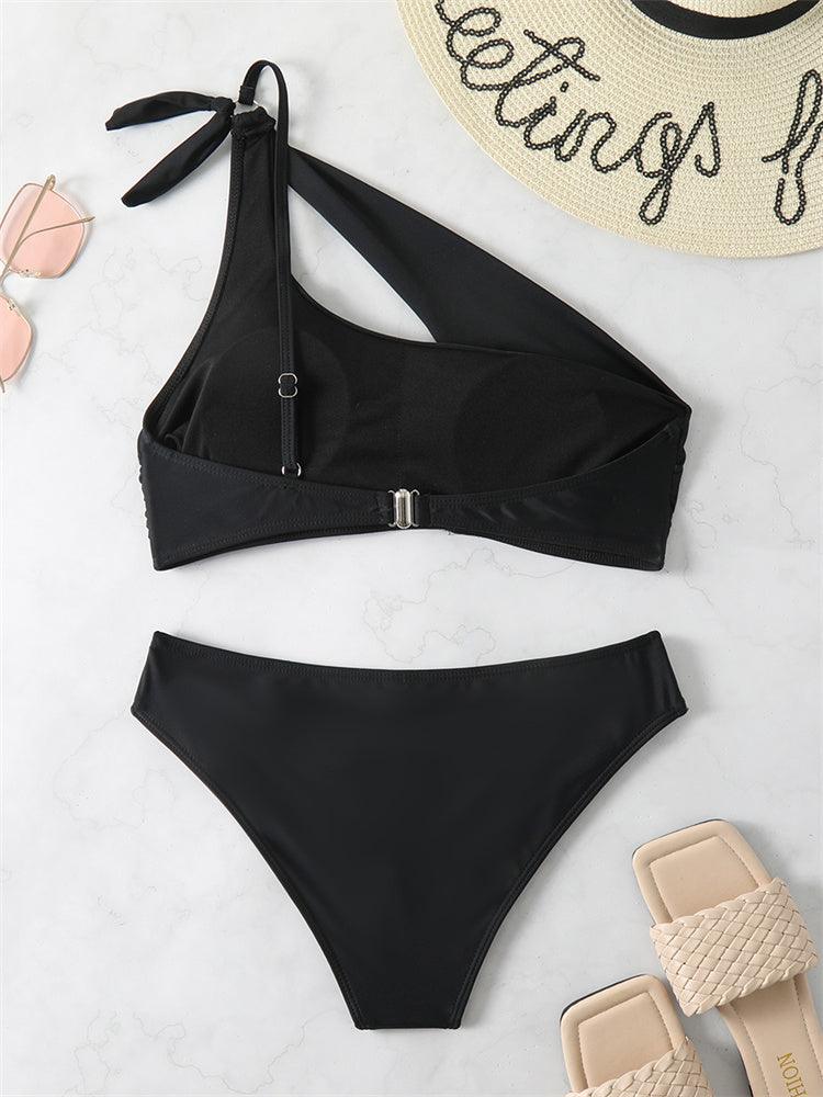 Biquíni One Shoulder Black