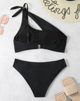 Biquíni One Shoulder Black