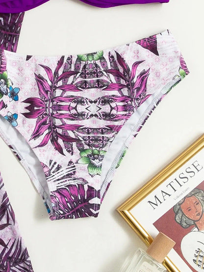 Conjunto Cikini Grape™ | Biquíni + Saída de Praia