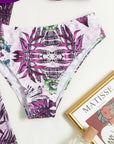 Conjunto Cikini Grape | Biquíni + Saída de Praia