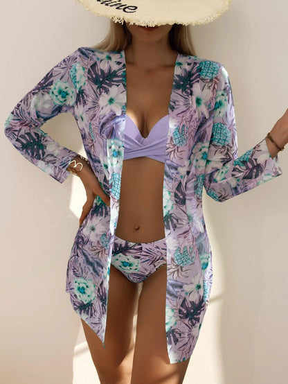 Conjunto Cikini Violetta™ | Biquíni + Saída de Praia