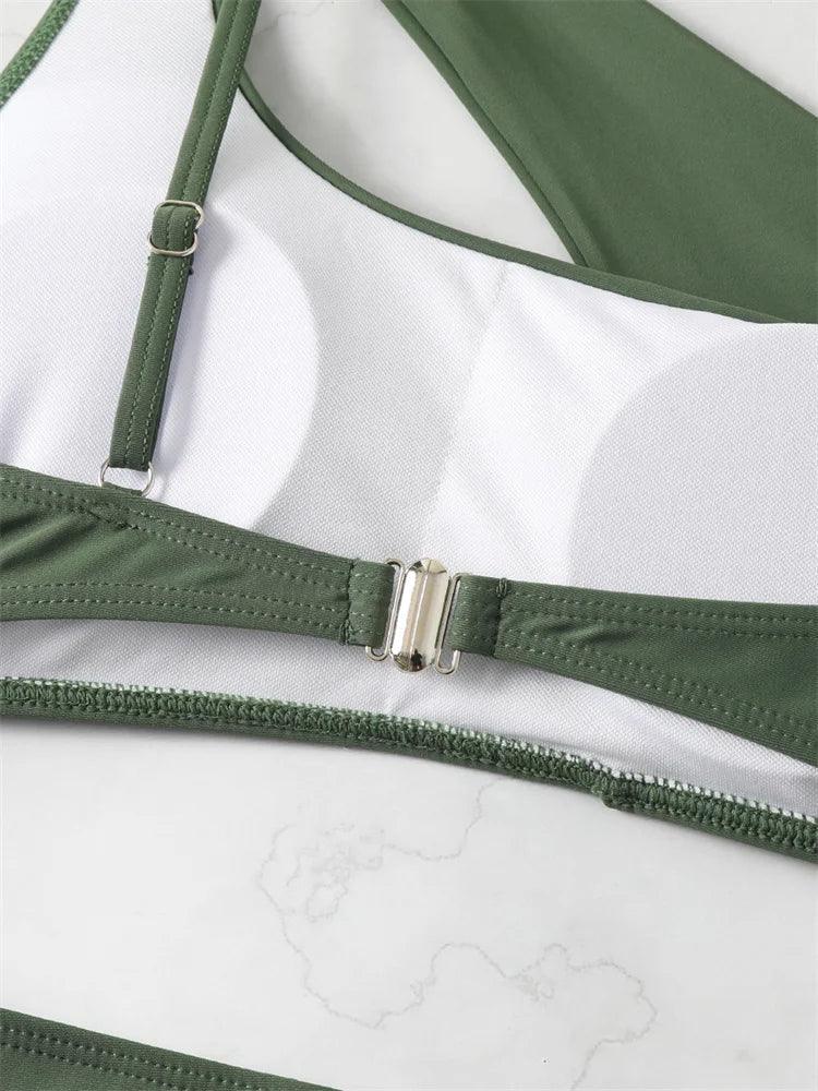Biquíni One Shoulder Army