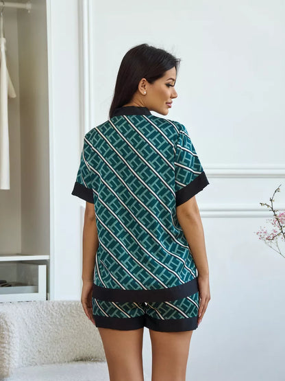 Pijama Americano Noir Esmeralda
