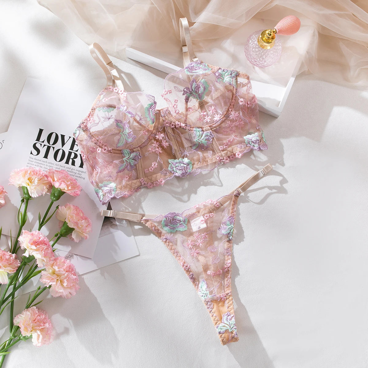 Lingerie Flor de Dália