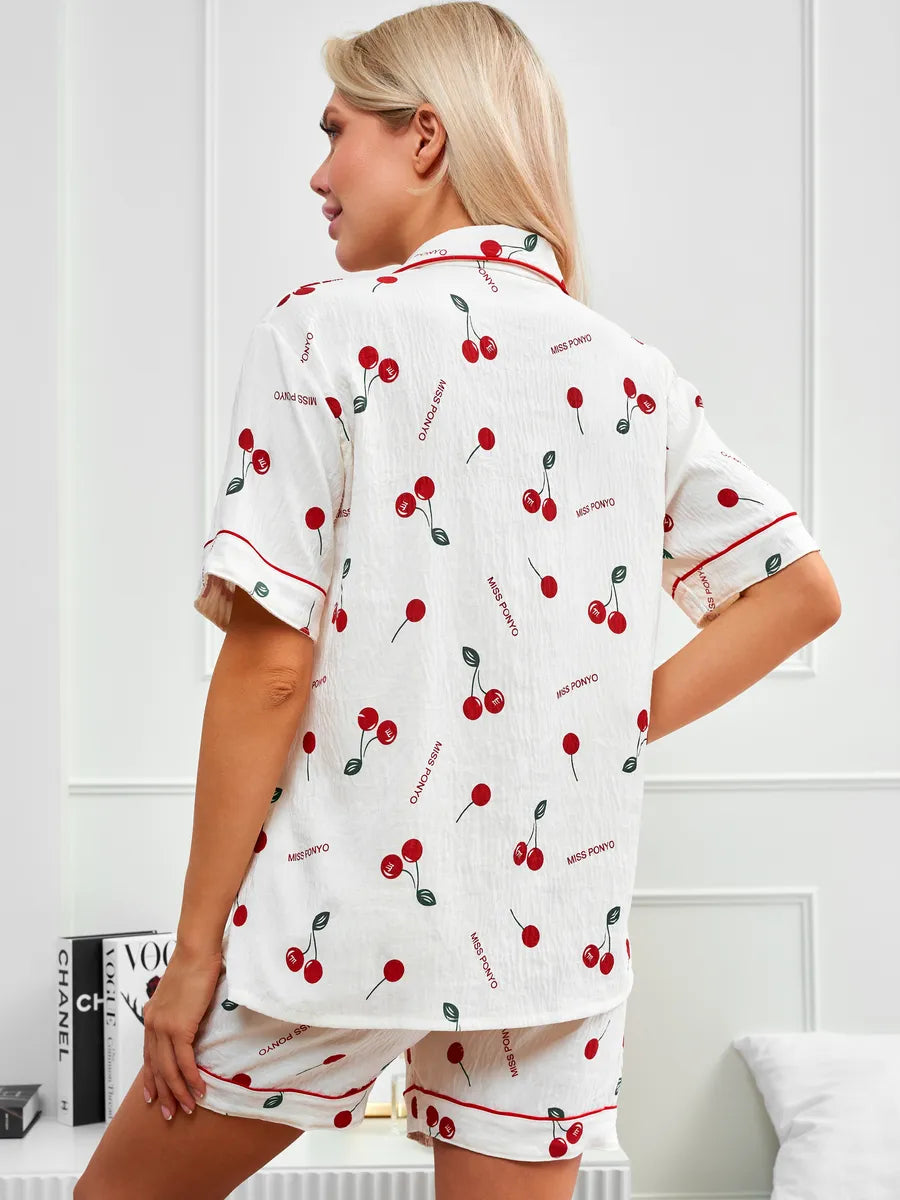 Pijama Americano Cherry Bloom