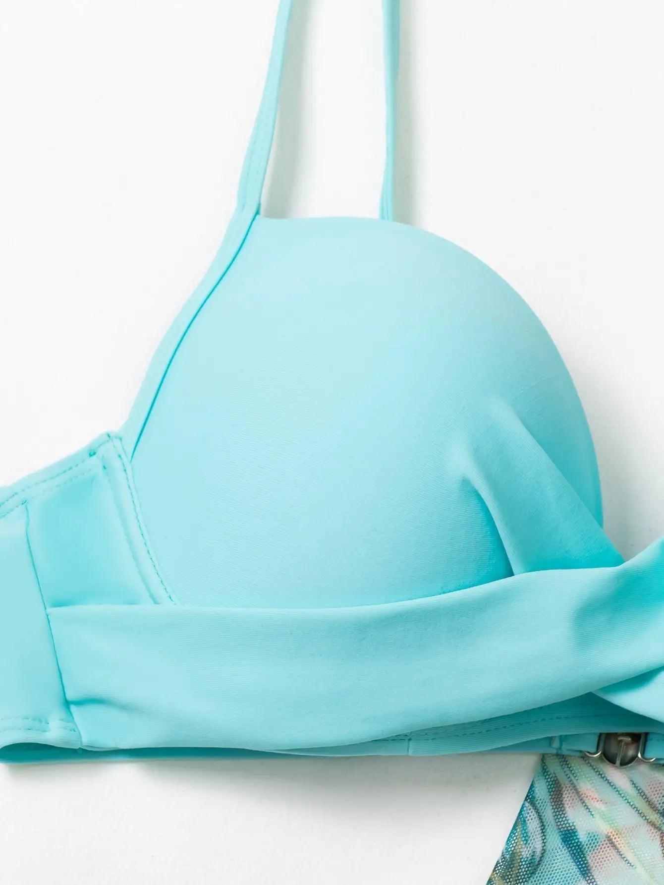 Conjunto Cikini Tropical™ | Biquíni + Saída de Praia