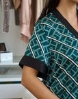 Pijama Americano Noir Esmeralda