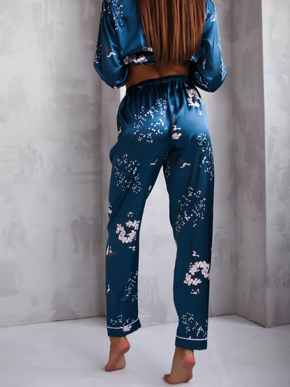 Pijama Longo Aurora Blue