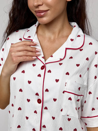 Pijama Corações do Amanhecer