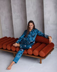 Pijama Longo Aurora Blue