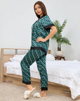 Pijama Longo Noir Esmeralda