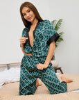 Pijama Longo Noir Esmeralda