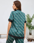 Pijama Longo Noir Esmeralda