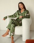 Pijama Longo Jade Botanique