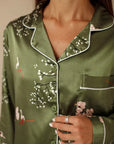 Pijama Longo Jade Botanique