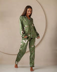 Pijama Longo Jade Botanique