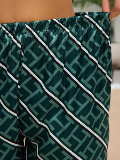 Pijama Longo Noir Esmeralda
