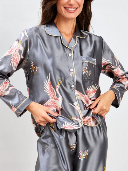Pijama Longo Garça Imperial