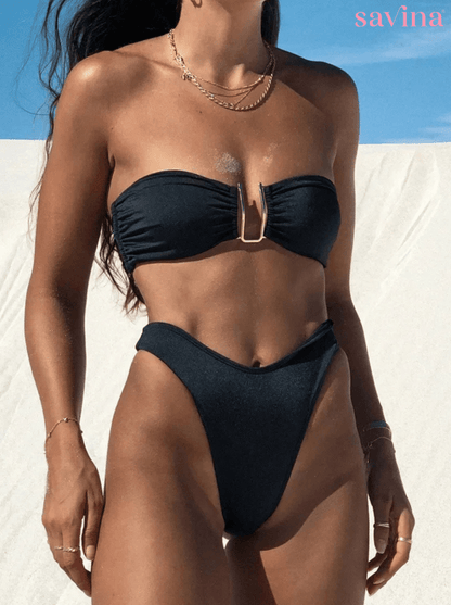 Biquíni Tomara que caia Benedite Black