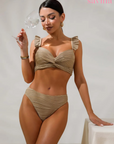 Biquíni Hot Pants Cintura Alta Luna Bella