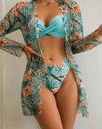 Conjunto Cikini Tropical | Biquíni + Saída de Praia