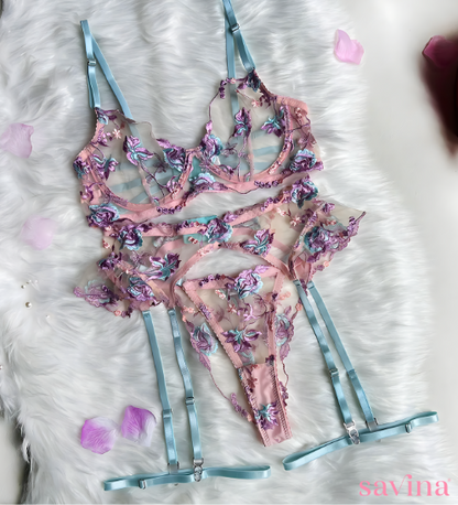 Lingerie Lavender Floral