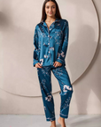 Pijama Longo Aurora Blue