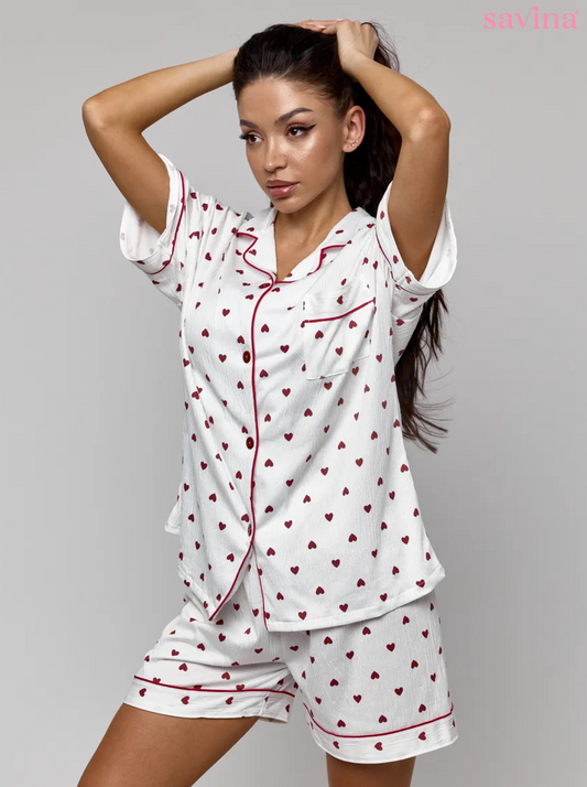 Pijama Corações do Amanhecer