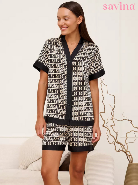 Pijama Manga Curta Gregore