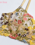 Conjunto Lingerie Lace Floral™ | O Segredo das Mulheres (Conjunto Completo) - savina