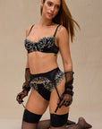 Lingerie Noir Jardin