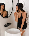 Pijama Crochet Black