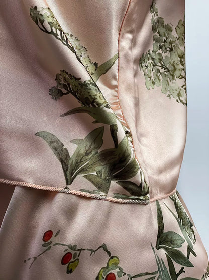 Pijama FlowerLux Champagne