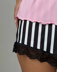 Pijama Crochet Listrado